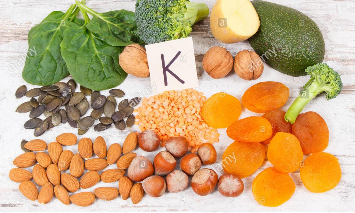 Vitamin K is value for an organism and in what products contains