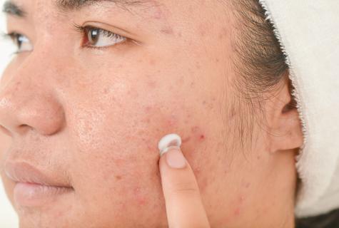 Skin care or teenage pimples