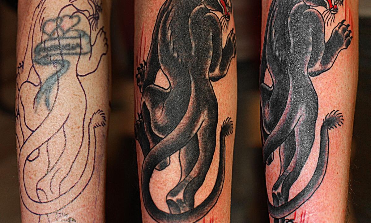 What is meant by panther tattoo