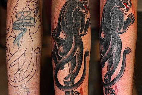 What is meant by panther tattoo