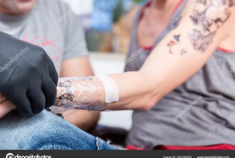 How to look after tattoo after drawing