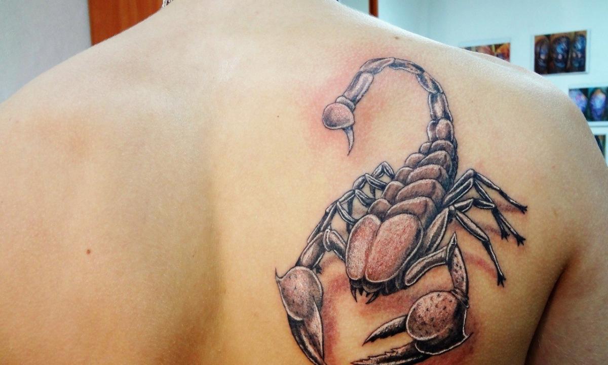 What means tattoo in the form of scorpion