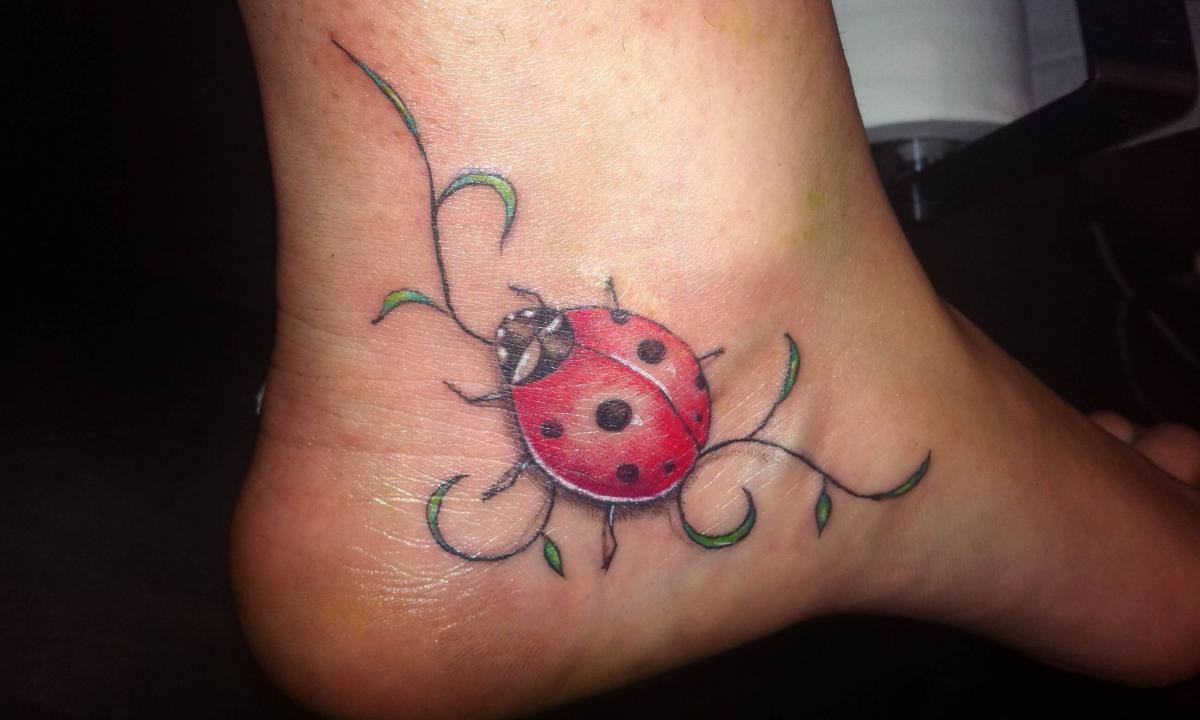 What is meant by tattoo - ladybug?