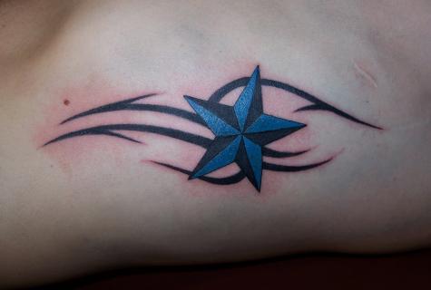 What is meant by tattoo in the form of stars