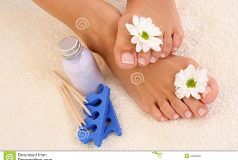 How to make hardware pedicure