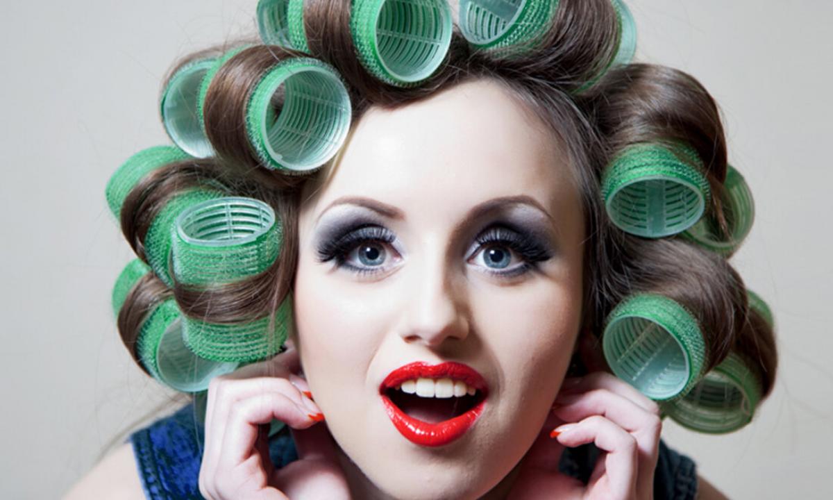 How to make hair curlers