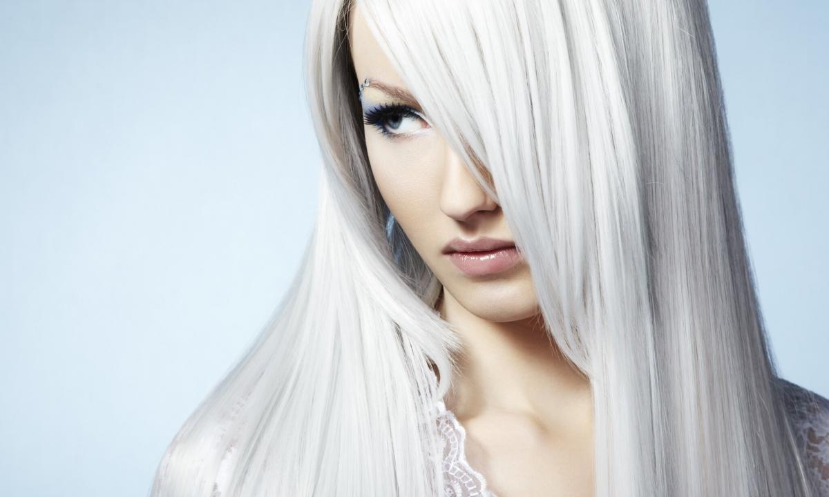 How to recolour hair in white