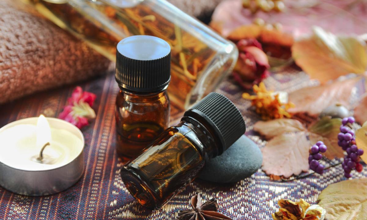 Essential oils in aromatherapy