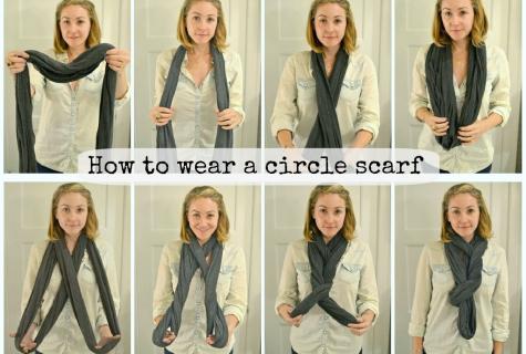 How to pick up color of scarf