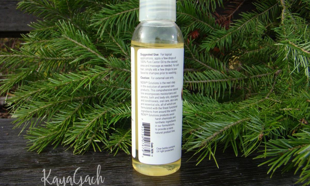 How to wash away castor oil
