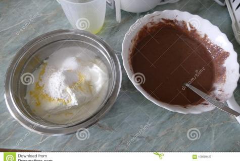 Preparation of house cream