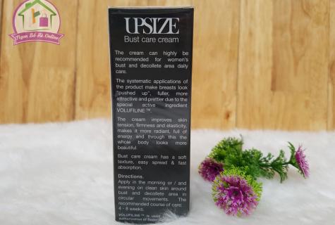Features of creams for increase in bust