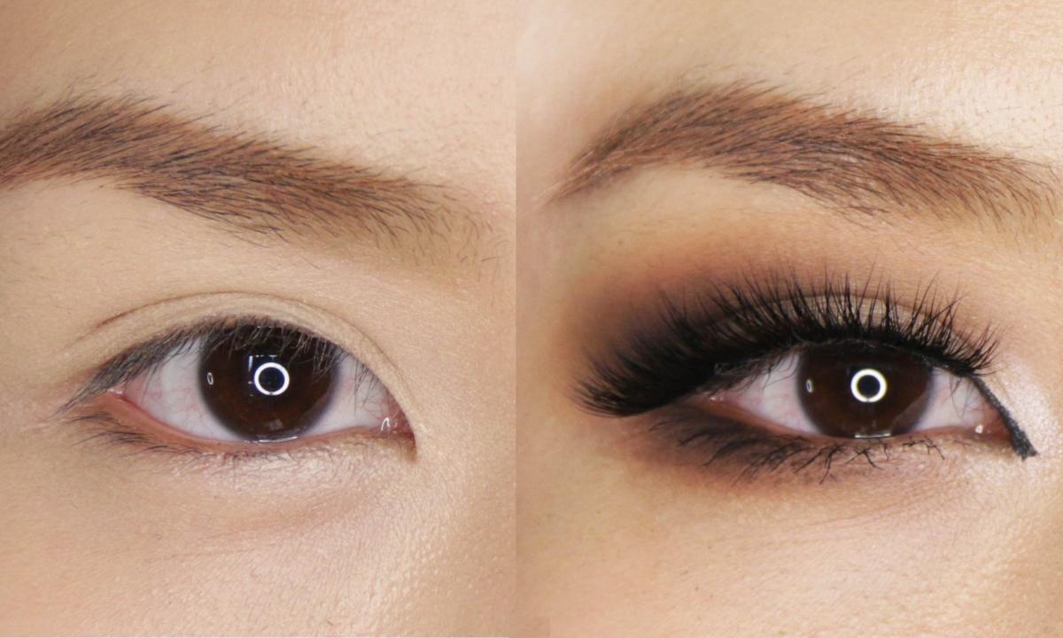 How to make Asian eyes