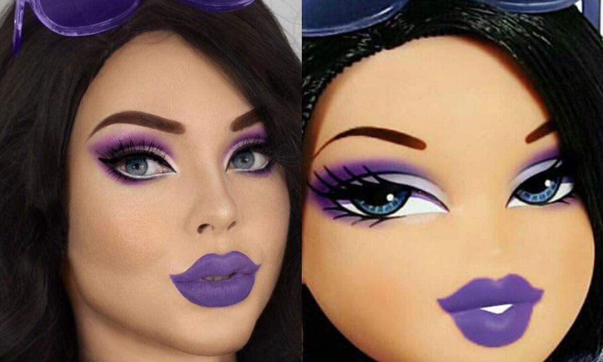 How to make doll make-up