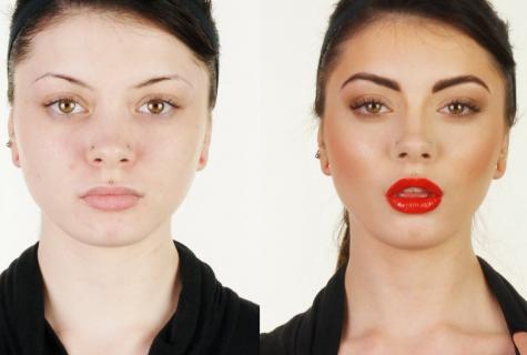 The most widespread errors of make-up