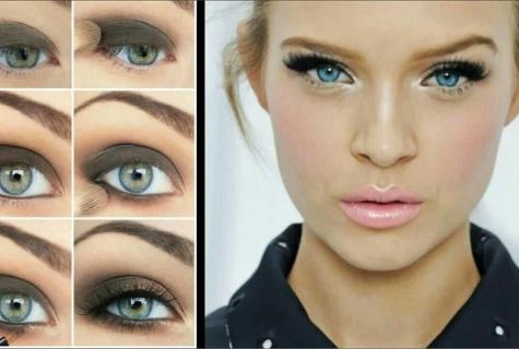 How to do make-up for big eyes