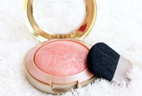 How to apply blush and powder