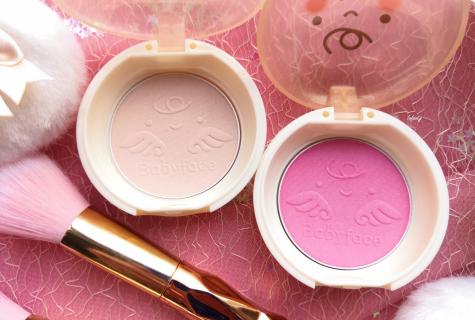 How to impose blush it is correct