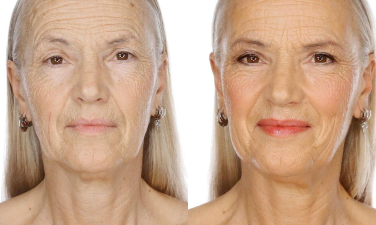 The correct make-up for mature women