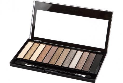 As it is correct to use eye shadow