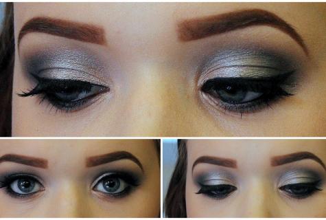 How to make make-up in Smokey's style ice