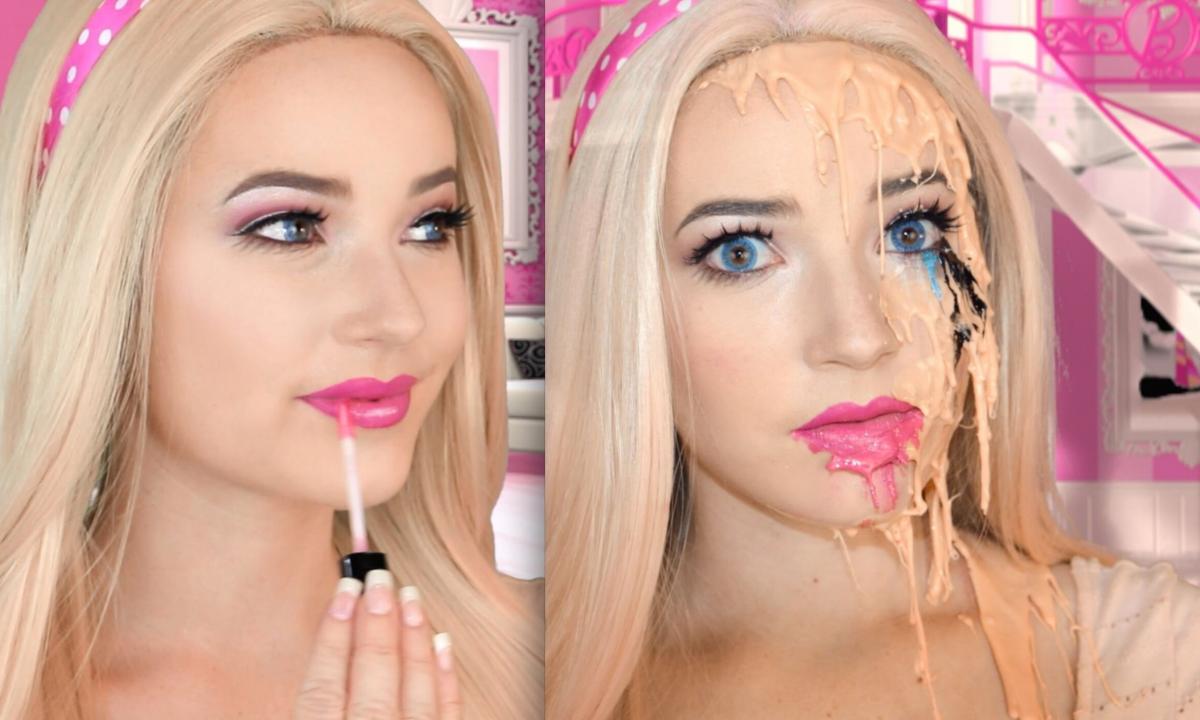 How to make Barbie make-up