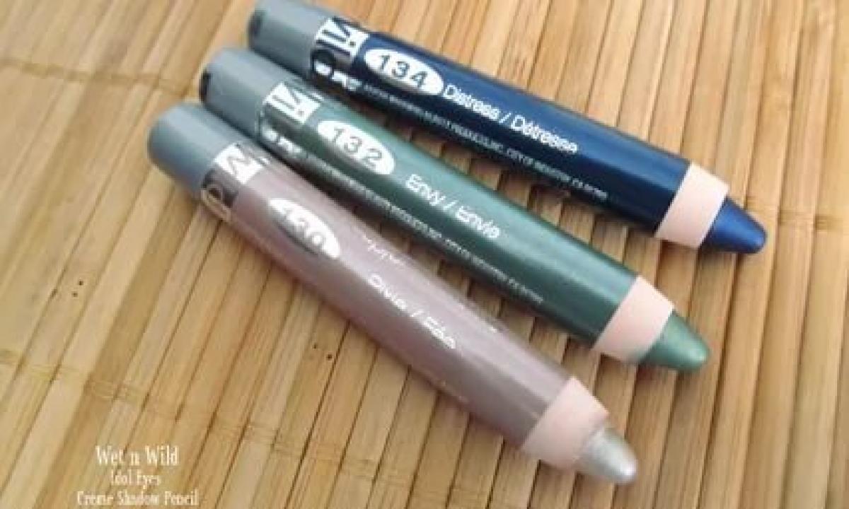 How to learn to use eye shadow pencil