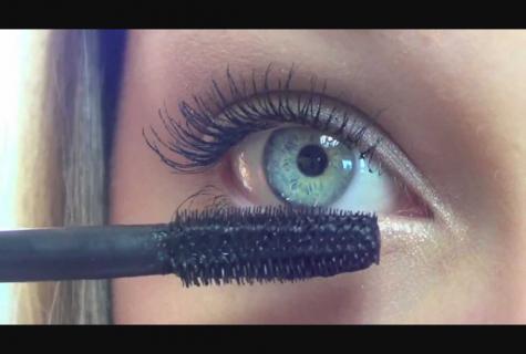 How to make up eyelashes that they were long and magnificent