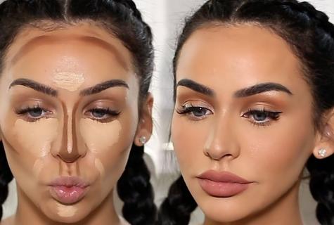 How to adjust make-up problem face