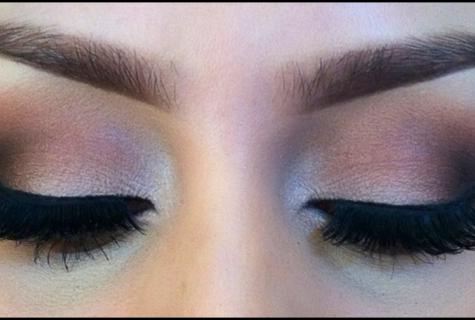 How to make make-up for gray eyes