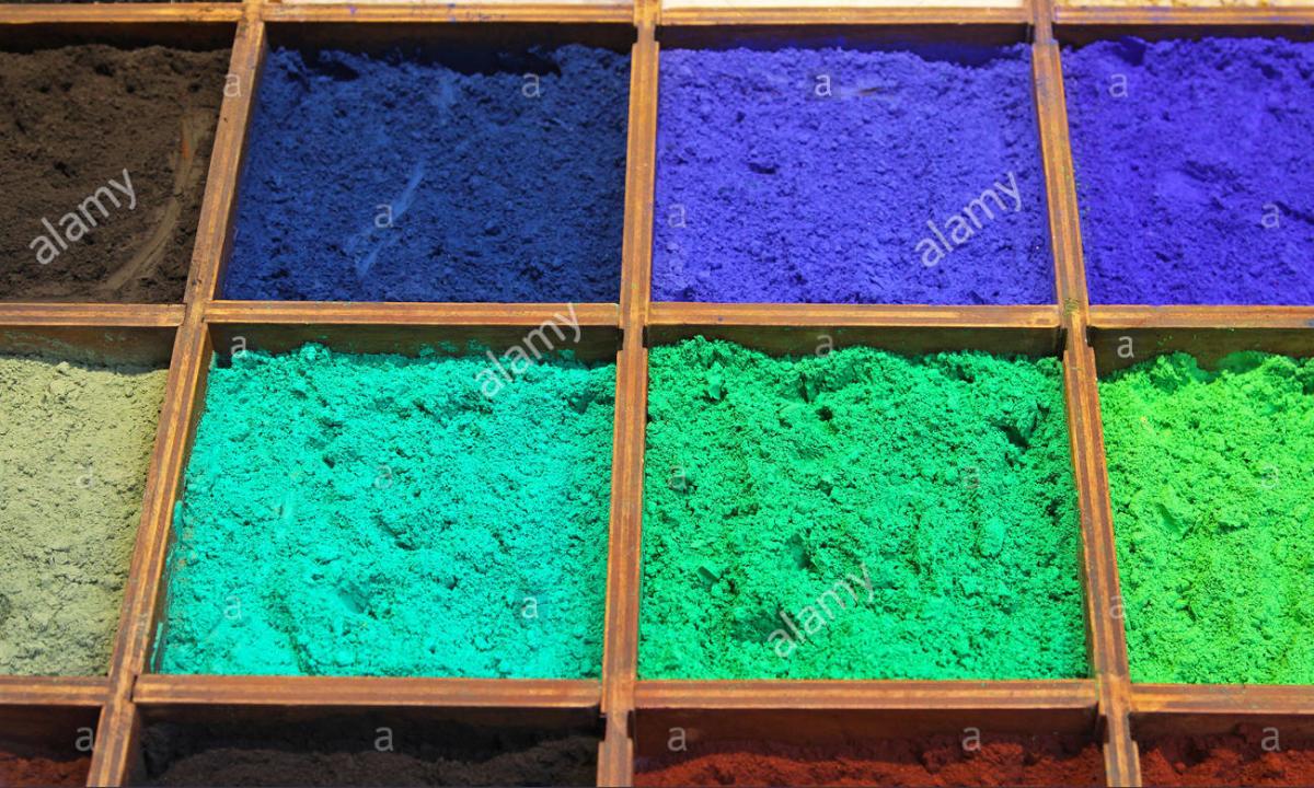 How to pick up color of powder
