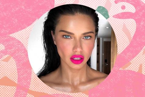 How to make Adriana Lima's make-up