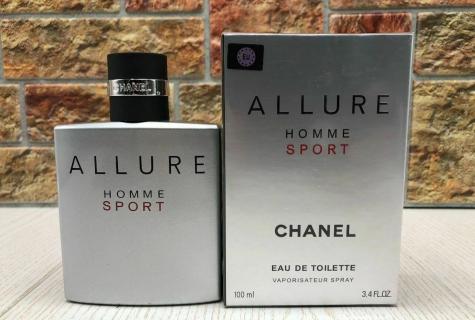 Chanel Allure home sport: style and nature of aroma