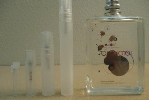 Molecule: aroma basis, loop, design of bottle