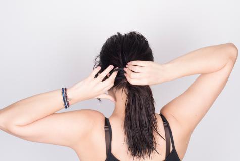 How to achieve effect of wet hair