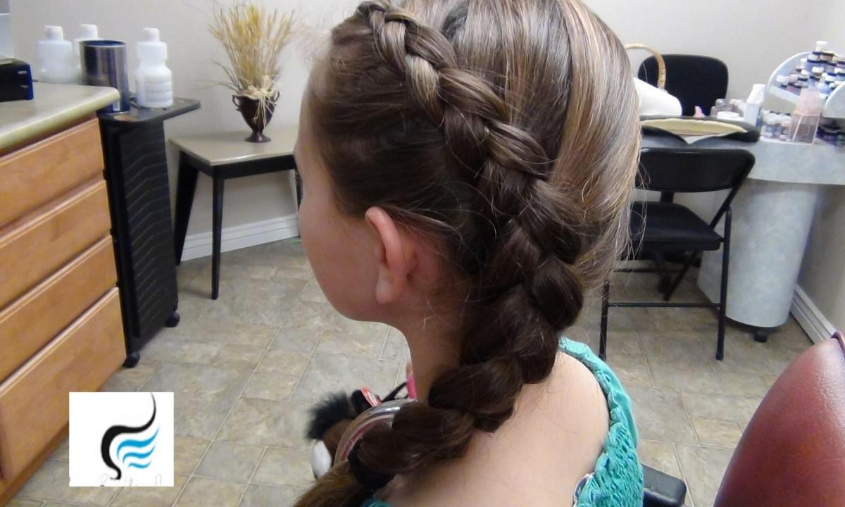 How to spin the French braids