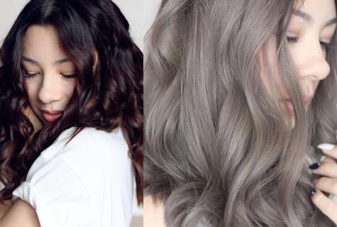 How to recolour hair from black in light
