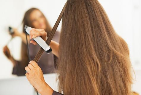 How to straighten hair after chemical wave