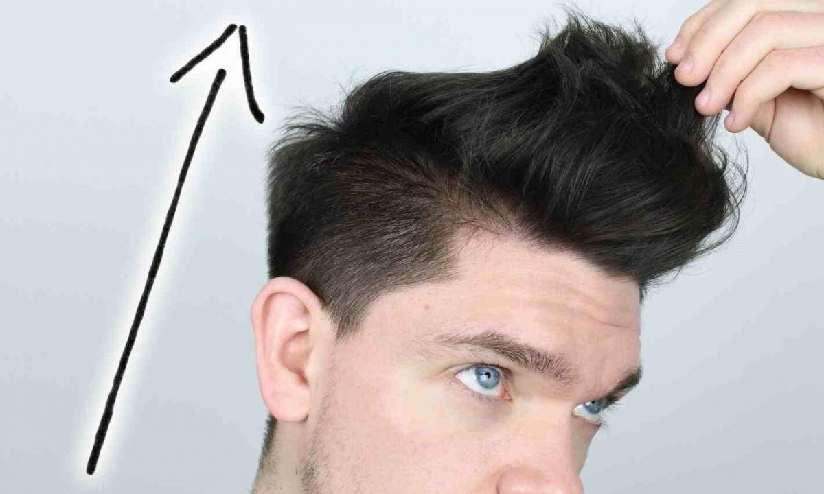 How to style male hair