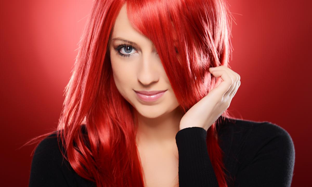 How to recolour hair in red color