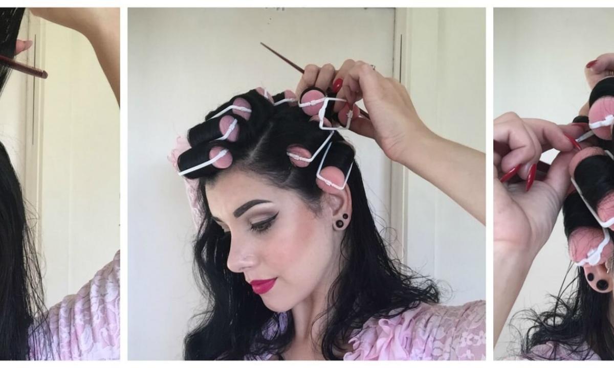 How to fix by hairpins of electrohair curlers