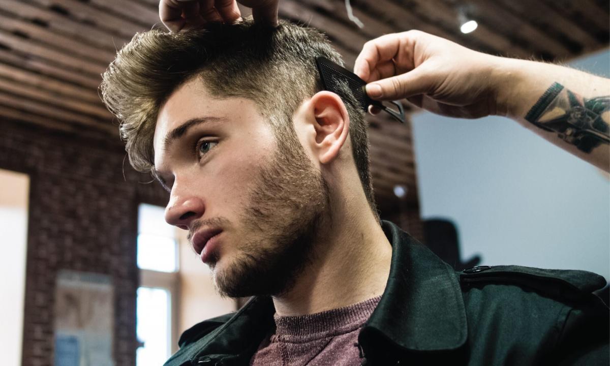 How to make men's hairstyle the machine