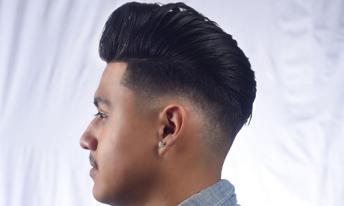 Hairstyle pompadour: new life of the old ideas