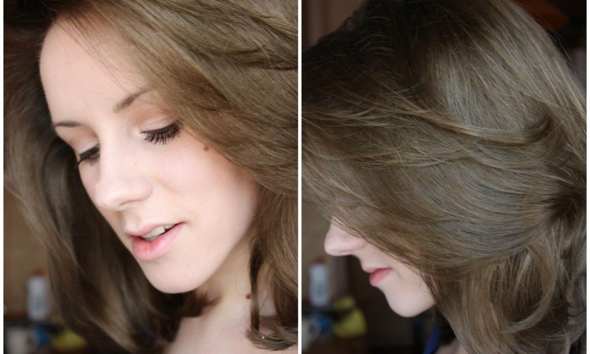 How to dye hair in light brown color