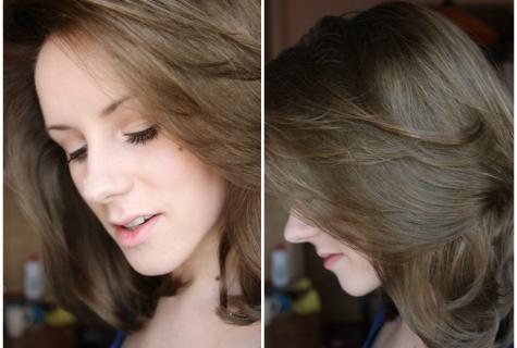 How to dye hair in light brown color