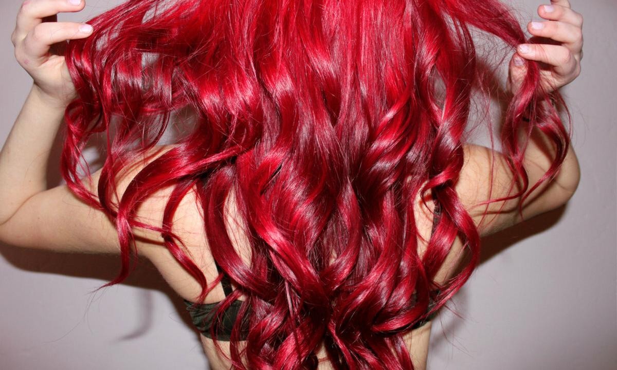 How to paint red hair