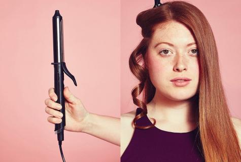 How to make curls the curling iron