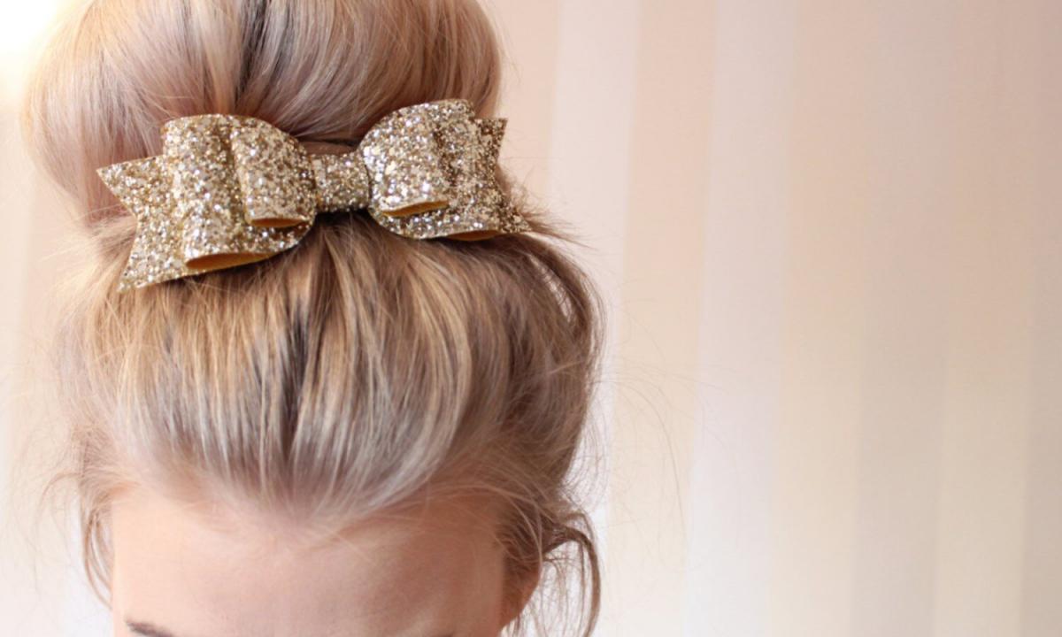 New Year's hairstyle to the girl: how to make with own hands