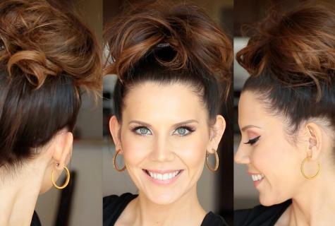 How to make quickly hair dressing