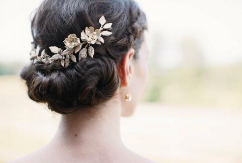 The original ideas for wedding hairstyle